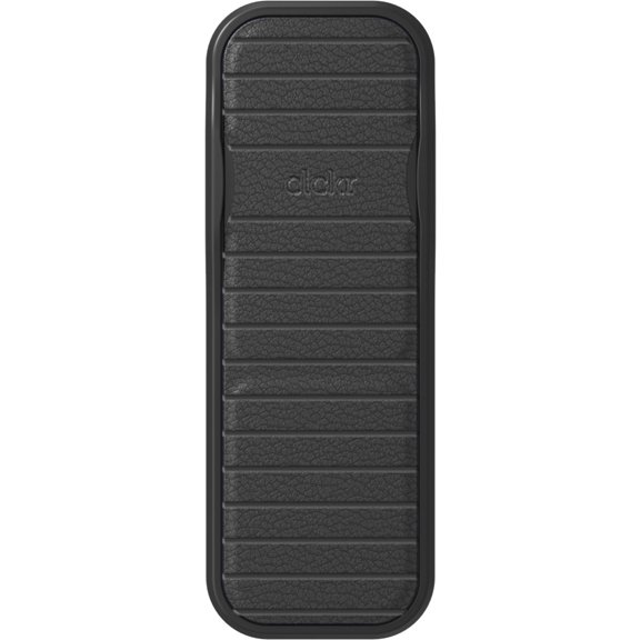 Clckr Universal Stand & Grip Pebbled Lines Size S (Black)