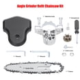 thumbnail image 3 of Riwcyla Angle Grinder Refit Chainsaw Conversion Kit 4 Inch Chainsaw Bracket Set Change Angle Grinder into Chain Saws Tool Set Multifunction Woodworking Power Tool, 3 of 6