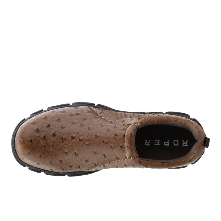 Roper Mens Performance Faux Ostrich Slip On Casual Shoes  display picture 1