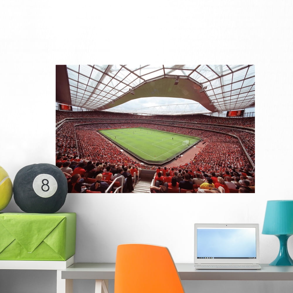 Emirates Football Stadium Wall Mural Decal Sticker, Wallmonkeys Peel & Stick Vinyl Graphic (36
