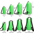 thumbnail image 2 of Mountain Land Waterproof Dry Bag with Inside Zippered Pocket Roll Top Compression Sack Keeps Gear Dry for Kayaking, Beach, Rafting, Boating, Hiking, Camping and Fishing (30 Liter, Green), 2 of 6