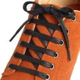 thumbnail image 4 of Santimon 2 Pairs Classic Waxed Flat Shoelace for Boots/ Sneakers/ Sport Shoes 31" Black, 4 of 8