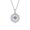 6.5mm High Carbon Diamond, variant on 's original S925 sterling silver beating heart necklace, featuring a circular lab-grown diamond, is a minimalist, high-end gift.