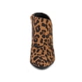 thumbnail image 6 of BLISSFUL STEP Women's Ankle Boots Solid Color Pointed Toe Kitten Heel Leopard 7.5, 6 of 8