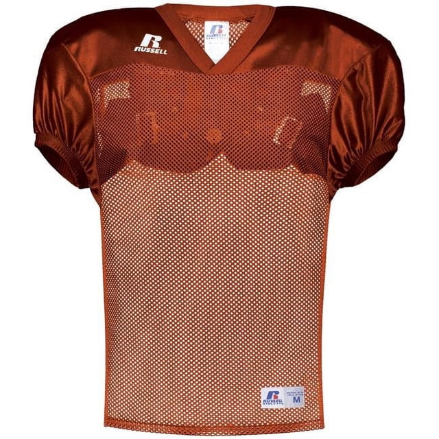 Russell S096BM.BOR.M Adult Stock Practice Jersey, Burnt Orange - Medium