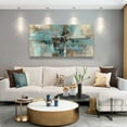 thumbnail image 6 of Aaheei Abstract Wall Art Living Room Bedroom Wall Decor Boho Canvas Wall Art Prints Pictures Modern Brown Blue Wall Art Office Farmhouse Paintings Artwork, 6 of 6