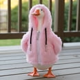 thumbnail image 4 of RUINIXCW 7 Inch Desk Goose Outfits Desk Duck Outfit Mini Porch Goose Outfit Funny Hooded Sweatshirt for Desktop Goose Figurine Fall Winter Desk Goose Clothes Table Centerpieces Decor (No Goose), 4 of 10