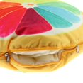thumbnail image 2 of DOLITY Coussin de Voyage Doux Convertible Couverture de Canapé Lit pour Maison Coloré orange, 2 of 9