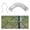 Style A-50PCS, variant on 100 Pcs Fence Wire Clamps,Topboutique Stainless Steel Wire Clips with Screws,Fence Wire Clips Mount Welded Wire to Wood, Metal or Vinyl Fence,for 12-16 Gauge Wire Fencing