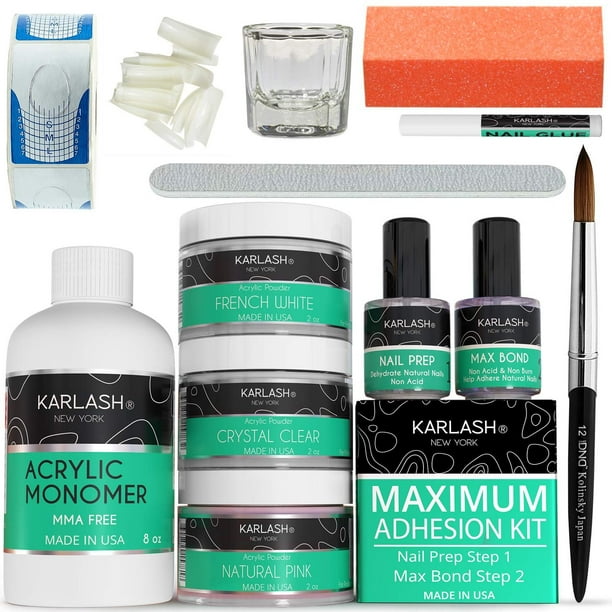 Karlash Professional Acrylic Nail Kit System (No MMA Liquid Monomer 8oz