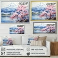 thumbnail image 4 of Designart "Japanese Cherry Blossom Waterside" Cherry Blossom Floater Framed Wall Decor, 4 of 5