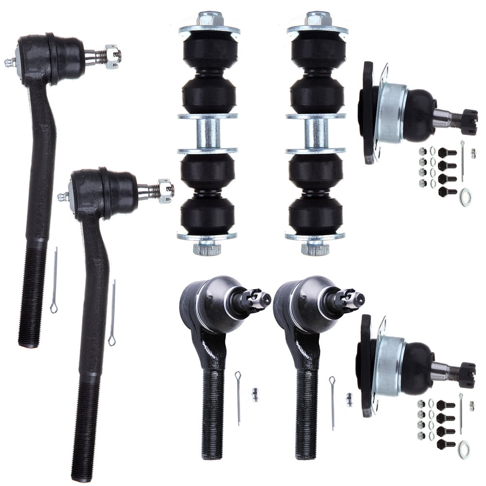 ECCPP Inner Tie Rod Ends Outer Tie Rod Ends Front Sway Bar End Links Upper Ball Joints for Chevrolet Blazer for Chevrolet S10 for GMC Jimmy for GMC Sonoma for Isuzu Hombre for Oldsmobile Bravada