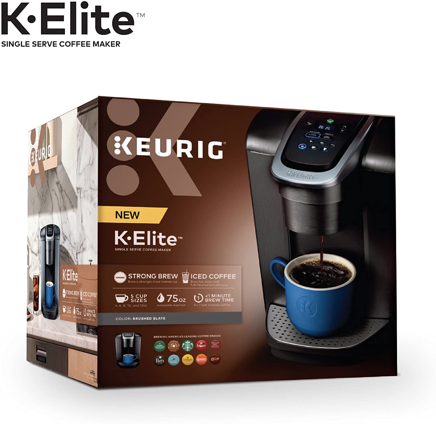Keurig® K-Elite® Single-Serve K-Cup Pod® Coffee Maker, Iced Coffee