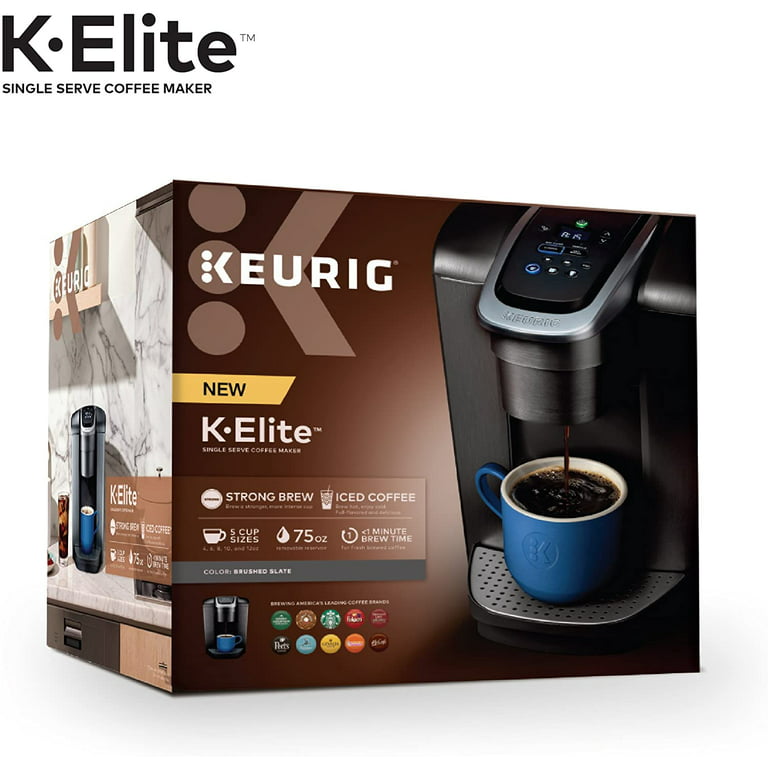 Can I adjust the size of my beverage with the K-Elite coffee maker