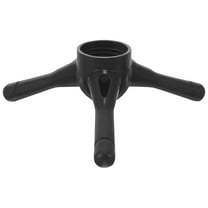 BESTOYARD Durable Black Plastic Umbrella Stand for Outdoor Use with Stable Support Base