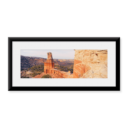 Framed Art Print, High Angle View Of A Rock Formation by Panoramic Images, 25-7/8" x 9-7/8"