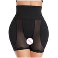 thumbnail image 4 of JGTDBPO Hip Enhancer Shapewear For Women High Waist Tight Corset Waist Shaping Pants Padded Hip Lifting Underwear Stretch Running Fitness Yoga Pants Wrinkled Biker short, 4 of 9
