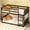 Dark Oak, variant on Twin over Twin Floor Bunk Bed Rustic Barn Door Panelled Headboard Safety Guardrails Built-in Ladder Space-Saving Bedroom Furniture Dark Oak