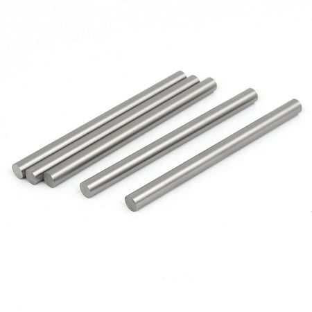 

7mm Dia 100mm Length HSS Round Shaft Rod Bar Lathe Tools Gray 5pcs