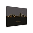 thumbnail image 2 of Michael Tompsett 'Montgomery Alabama Skyline Glow II' Canvas Art, 2 of 3