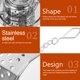 thumbnail image 3 of 2 uds colador de té de acero inoxidable forma de tetera creativa infusores de té té suelto más empinado, 3 of 5