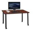 thumbnail image 2 of Regency Kee 60 x 24 in. Mobile Desk- Cherry Top, Black Legs, 2 of 8