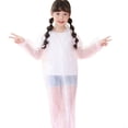thumbnail image 4 of Billuyoard 3 uds. Chubasquero para niños, impermeable para senderismo, EVA, ropa de lluvia para niñas y niños, botón multifunción, cubierta Paraguas de lluvia Blanco, 4 of 6