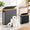 Grey-Medium, variant on Grey Medium Free Standing Toilet Paper Storage Container Holds Up To 9 Mega Rolls
