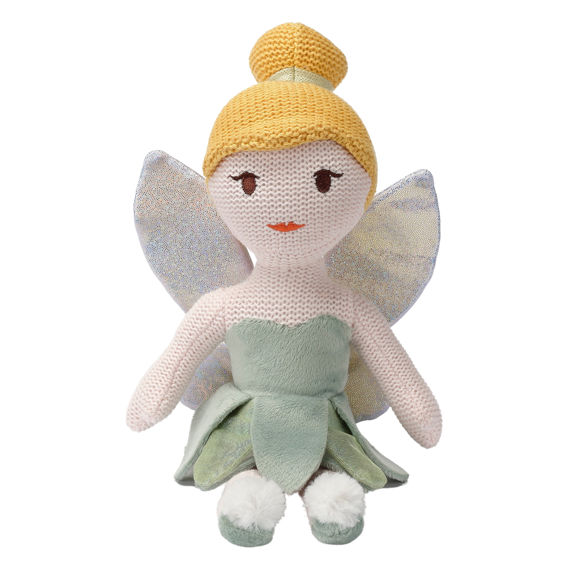 Bedtime Originals Disney Tinker Bell Luxury Knit Plush Fairy Stuffed Animal Toy