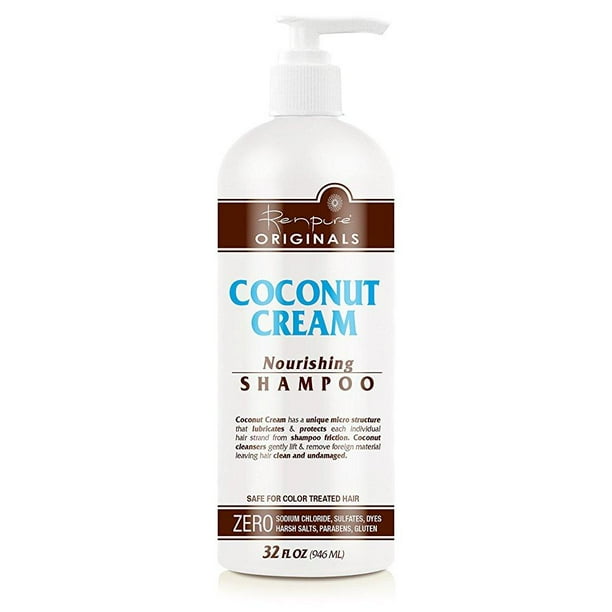 Renpure Coconut Cream Nourishing Shampoo, 32 Ounce
