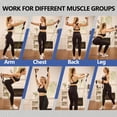 thumbnail image 3 of Resistance Bands,Exercise Bands,Resistance Bands for Working Out with Handles for Men and Women,Workout Bands with Door Anchor and Ankle,Strength Training Home Gym Equipment, 3 of 6
