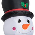 thumbnail image 5 of HOMCOM Inflatable Christmas Outdoor Lighted Yard Decoration, Waving Snowman, 8' Tall, 5 of 5