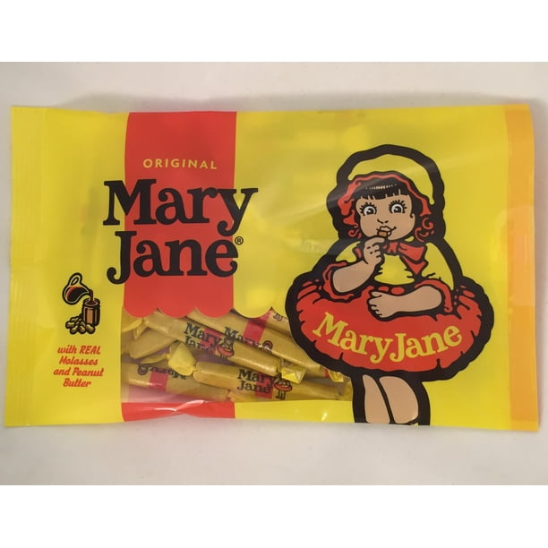 Mary Jane Soft Chewy Candy Molasses Peanut Butter Bag 10 oz