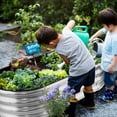 thumbnail image 4 of JERIA Raised Garden Bed,Galvanized Raised 2 Pcs 4×2×1ft Planter Boxes Outdoor with Easy Assembly, Large Garden Bed for Vegetables, Fruits, Flower, 4 of 7