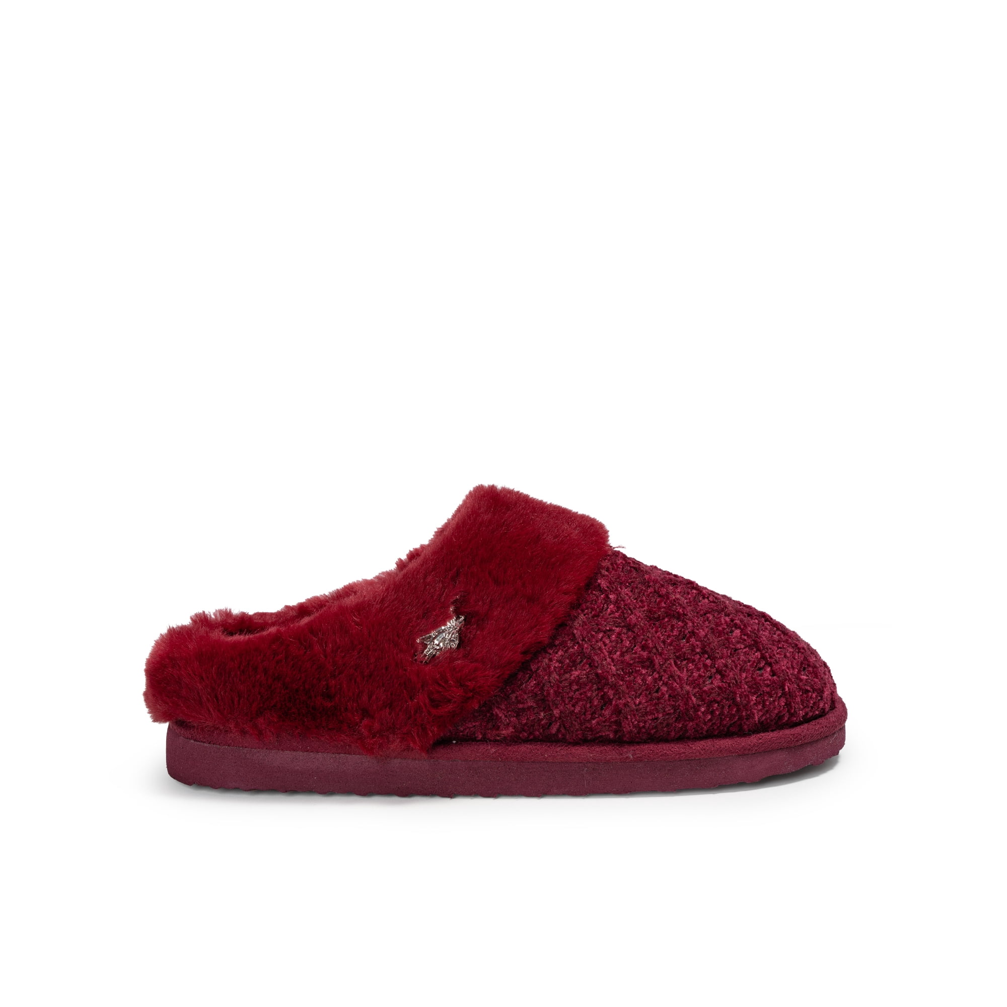 U.S. Polo Assn. Womens Cable Knit Slipper