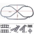 thumbnail image 1 of Advanced train building blocks track engineering full set of city train train track expansion stitching building blocks educatio Gao Jinjia LED, 1 of 2