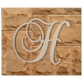 thumbnail image 2 of Wooden Letters by | Wooden Letters for Wall Decor | Wooden Letters to Decorate Wall | Cursive Wooden Letters | Laser Cut Wood Letters Decor for DIY | 24" Long x 1/4" Thick - Letter H, 2 of 9