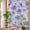 Purple White, variant on Cute Halloween Privacy Window Film, Decorative Stained Glass Window Film, Spooky Pumpkins Fall Bat Cat Witch's Hat Resuable Rainbow Static Cling for Home Bathroom Living Room Glass Door 17.7"x78.7"