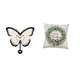 thumbnail image 1 of Reloj de pared colgante, funda de almohada decorativa, moderno, minimalista, acrílico, poliéster, único, adecuado para sala de estar., 1 of 8