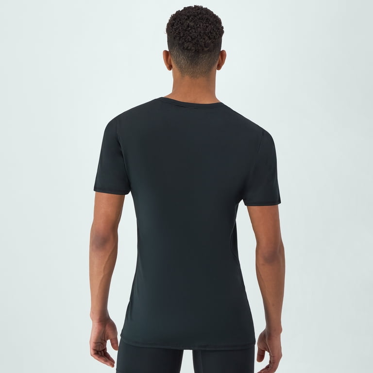 Hanes Moves Men's Breathable X-Temp Crewneck T-Shirt Pack Black