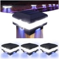 thumbnail image 1 of Luces solares tipo poste INDARUN, 160 lúmenes, impermeables, paquete de 4 unidades, 1 of 9