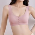 thumbnail image 4 of XIYON Women Soft Comfortable Bra Seamless Front Closure Bra Soft Breathable Post Bra For Prosthetic Comfort Classic, 4 of 8
