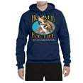 thumbnail image 2 of Wild Bobby, Hooked For Life Matthew 4:19 Quotes, Inspirational/Christian, Unisex Graphic Hoodie Sweatshirt, Navy, X-Large, 2 of 3