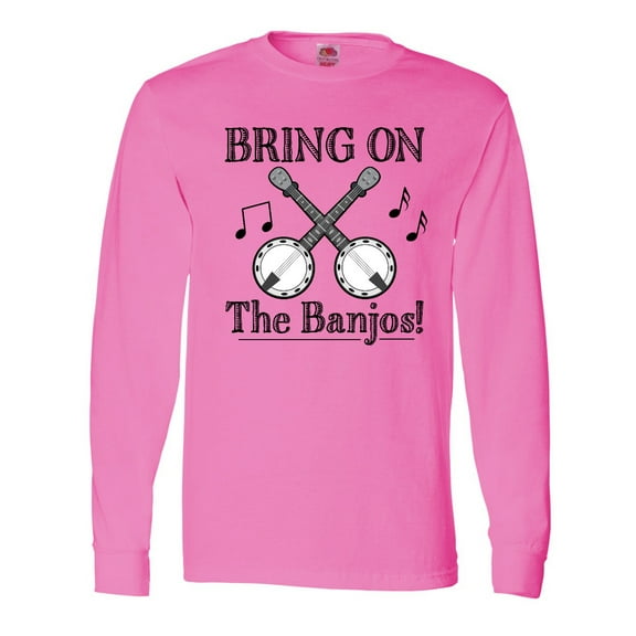 Inktastic Banjo Music Bluegrass Long Sleeve T-Shirt