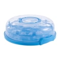 thumbnail image 2 of Portador de Pasteles con Tapa Y Asa, Contenedor de Almacenamiento para Transporte de Pasteles, Protector de Magdalenas, Soporte para Contenedor de Pas Azul Soledad portador de pastel, 2 of 10