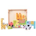 thumbnail image 1 of Jigsaw Puzzle Wood Cartoon Animal Educational Puzzle Recognition Toy for Kids, 1 of 10