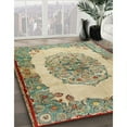 thumbnail image 3 of Ahgly Company Machine Washable Indoor Rectangle Traditional Brown Area Rugs, 2' x 4', 3 of 7