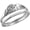 Silver, variant on Rings for Women Elegant Woman Simple Gold Plated Rose Flower Ring Anniversary Gift-Silver Color-Size 8