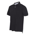 thumbnail image 2 of Tommy Hilfiger 13H1867 Classic Fit Ivy Piqué Sport Shirt-Deep Knit Black-M, 2 of 3