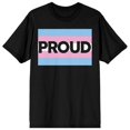 thumbnail image 1 of Pride - Trans Pride Flag Black T-Shirt, 1 of 2